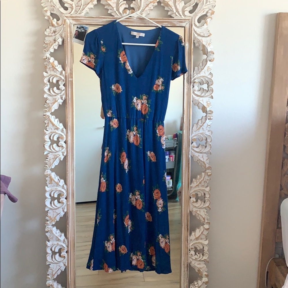 Blue Midi Dress